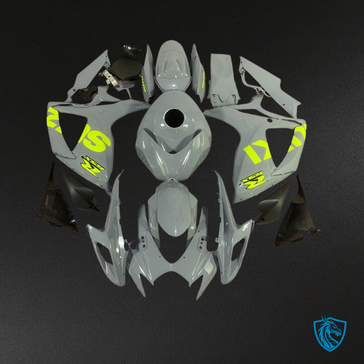 Suzuki GSXR600/750 (2006-2007) Gray Fairings Kit | ABS Bodywork