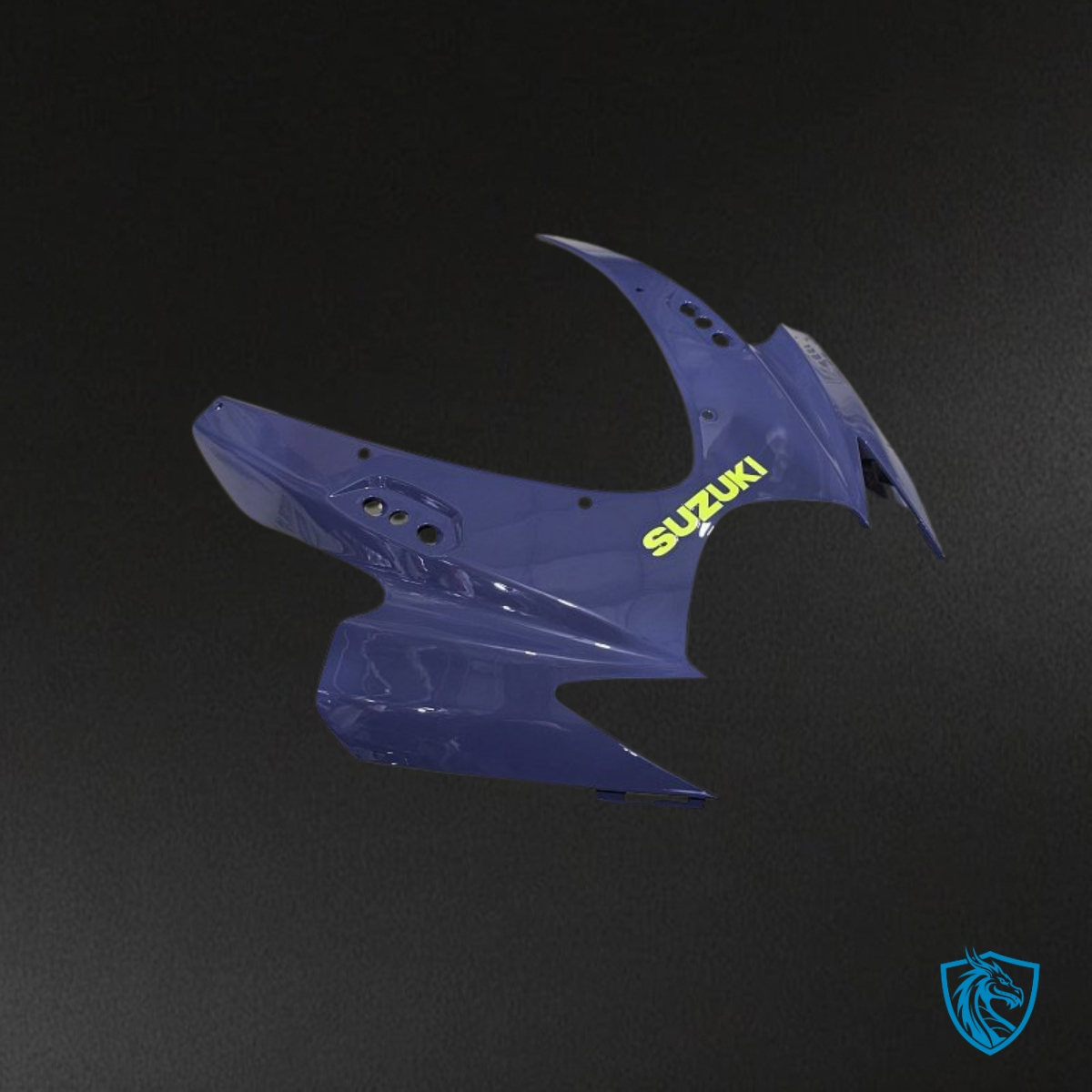 Suzuki GSXR600/750 (2006-2007) Dark Matte Blue & Yellow Fairing Kit - Aftermarket ABS Bodywork