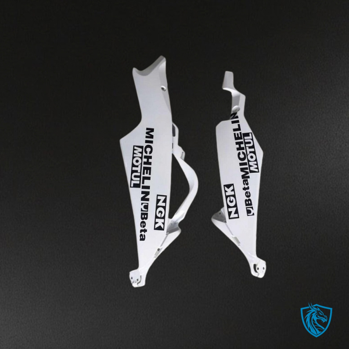 Suzuki GSXR600/750 (2006-2007) White & Black Lucky Strike Fairings Kit | ABS Bodywork