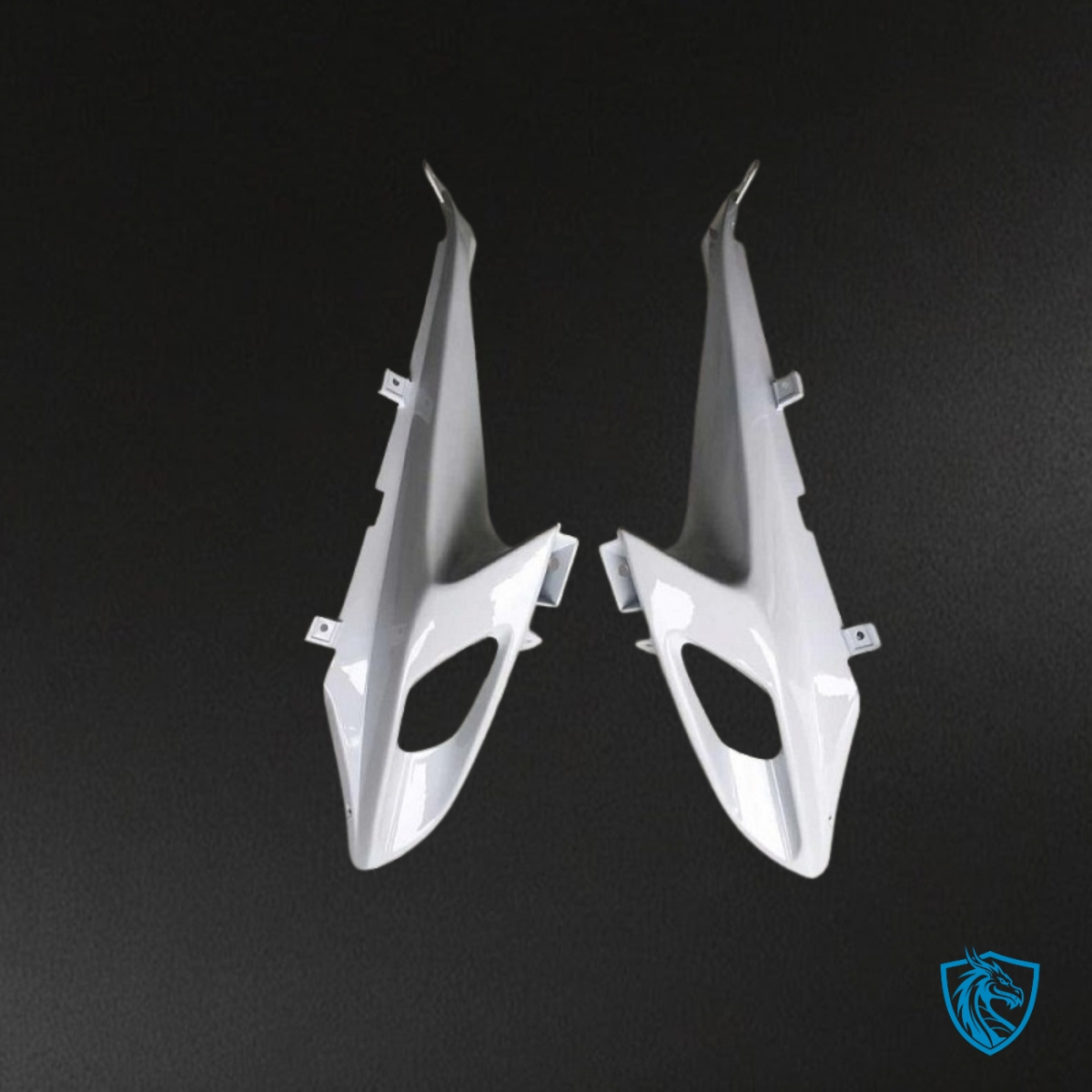 Suzuki GSXR600/750 (2006-2007) White & Black Lucky Strike Fairings Kit | ABS Bodywork