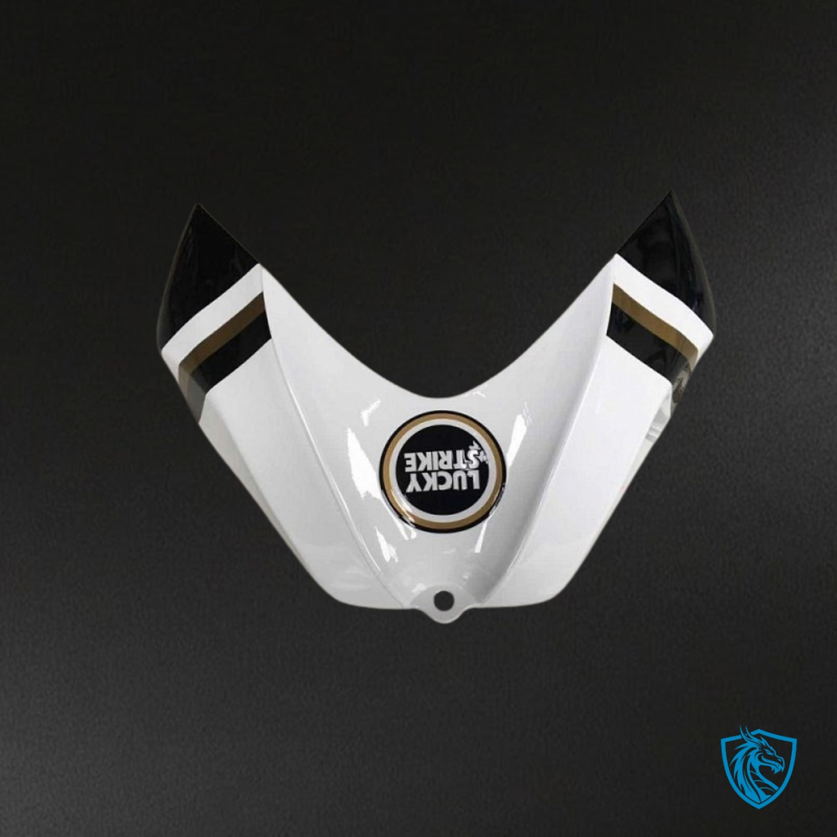 Suzuki GSXR600/750 (2006-2007) White & Black Lucky Strike Fairings Kit | ABS Bodywork