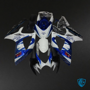 White, Blue & Black