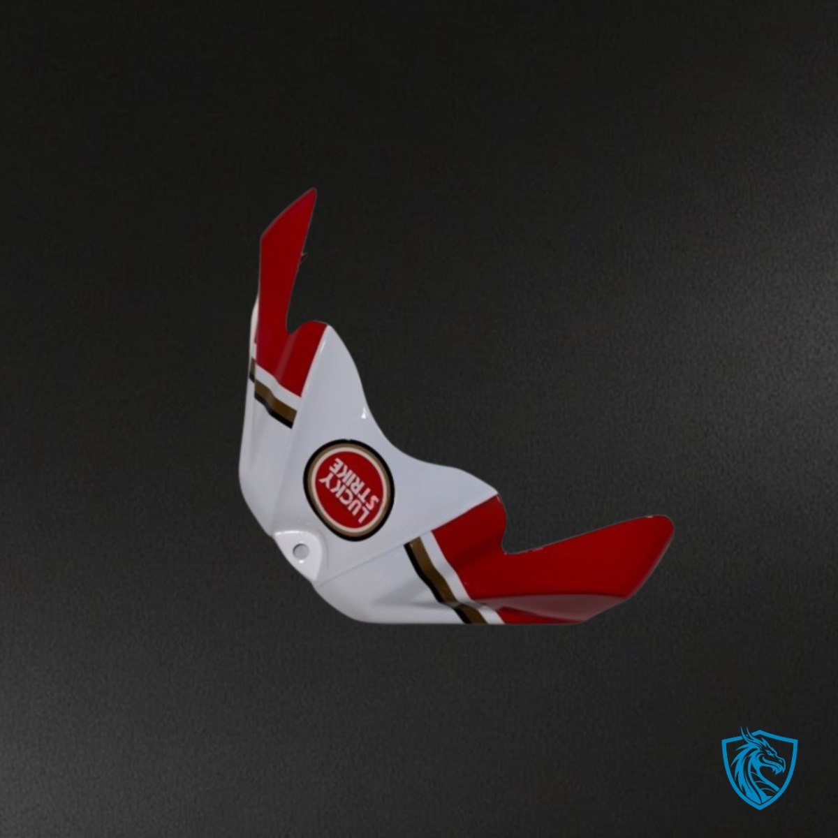 Suzuki GSXR600/750 (2008-2010) White & Red Lucky Strike Fairing Kit - Aftermarket ABS Bodywork