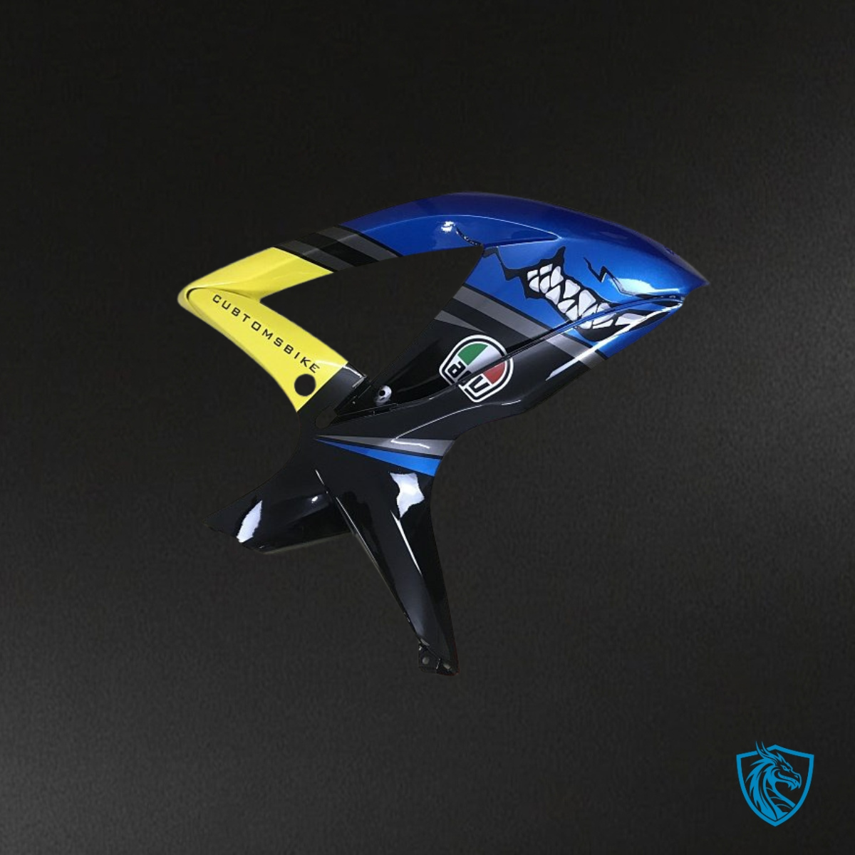 Suzuki GSXR600/750 (2008-2010) Blue & Yellow Shark - MERGEment Motorcycle Fairings Kit