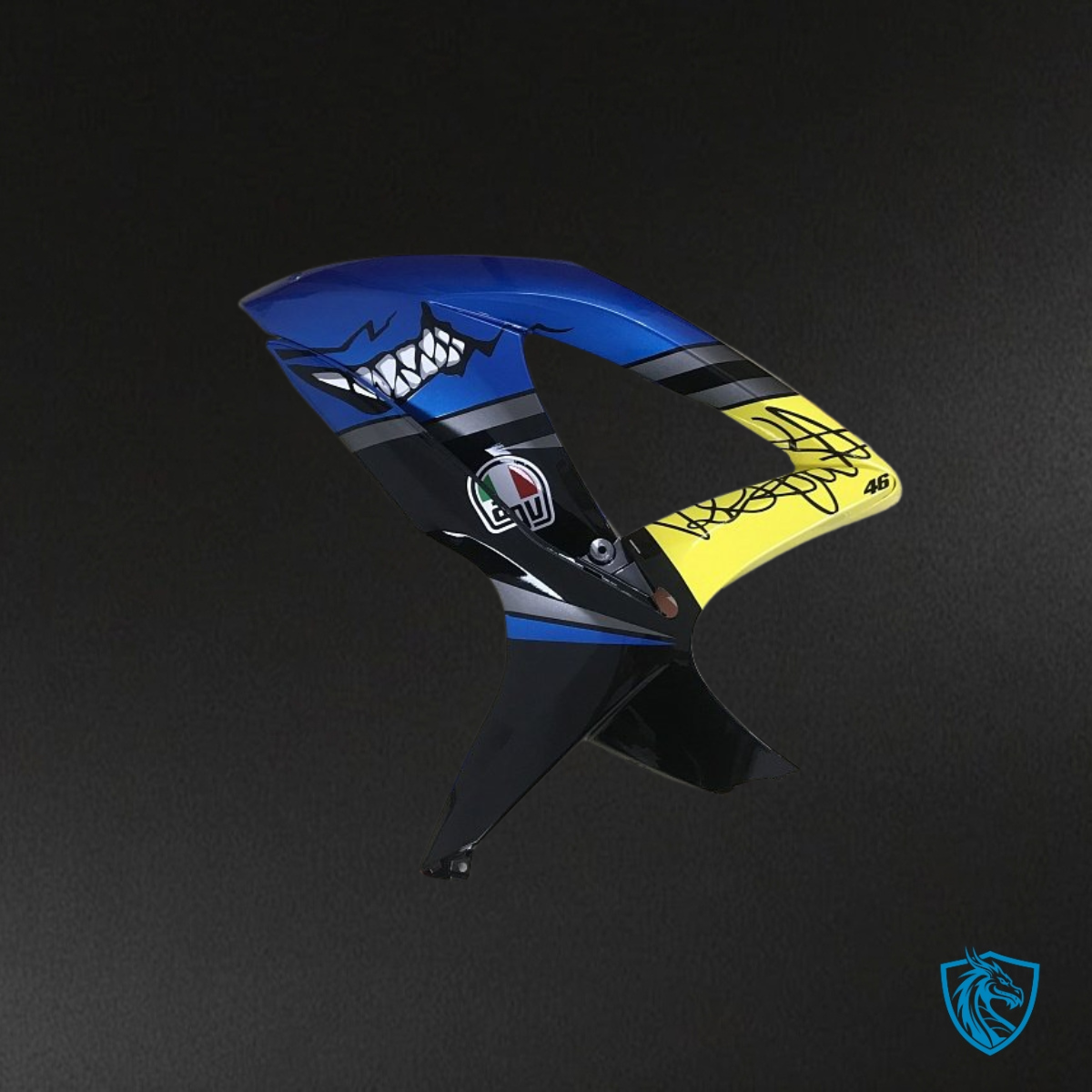 Suzuki GSXR600/750 (2008-2010) Blue & Yellow Shark - MERGEment Motorcycle Fairings Kit