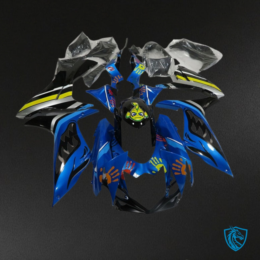Suzuki GSXR600/750 (2011-2019) Blue Shark Fairings Kit | ABS Bodywork