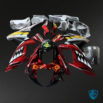 Suzuki GSXR600/750 (2011-2019) Red Shark Fairing Kit - Aftermarket ABS Bodywork