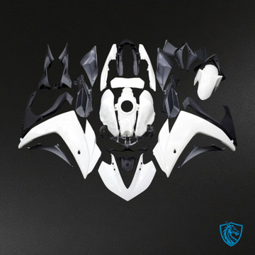 Yamaha YZF R3R25 (2015-2018) White & Black ABS Bodywork - Fairings Kit