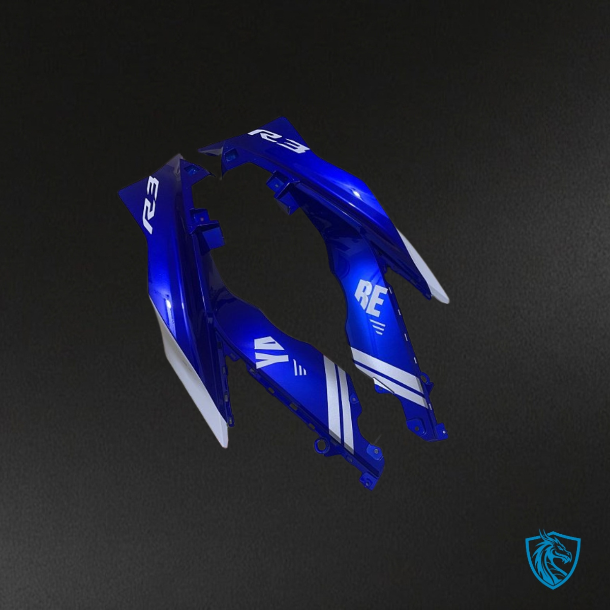 Yamaha YZF R3R25 (2019-2020) Blue & White - Replacement Motorcycle Fairings Kit