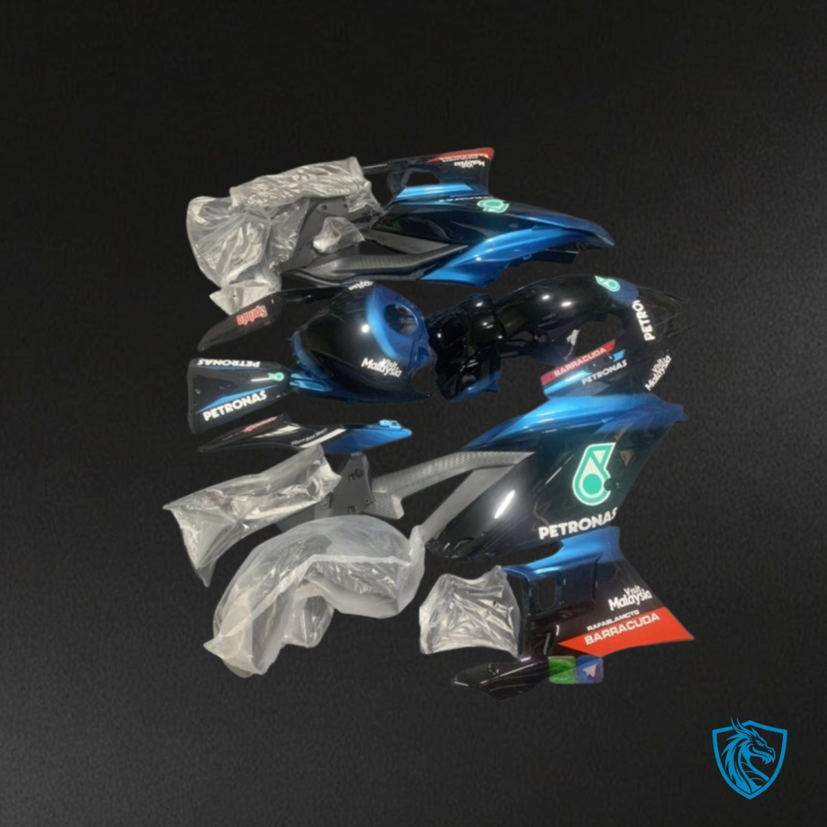 Yamaha YZF R3R25 (2019-2020) Black & Blue Fairings Kit - Aftermarket ABS Bodywork