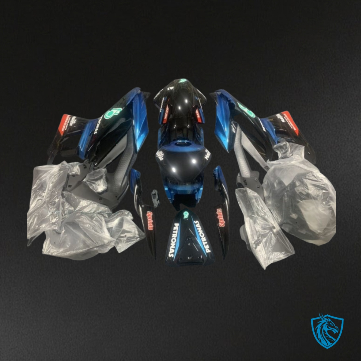 Yamaha YZF R3R25 (2019-2020) Black & Blue Fairings Kit - Aftermarket ABS Bodywork