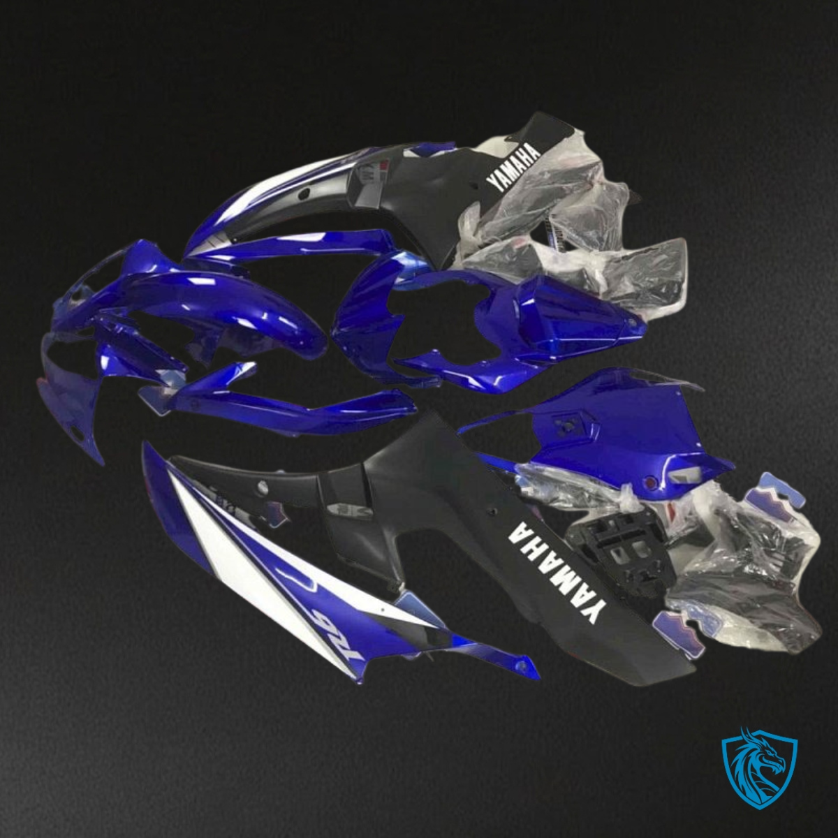 Yamaha YZF R6 (2006-2007) Blue & Black - MERGEment Motorcycle Fairings Kit