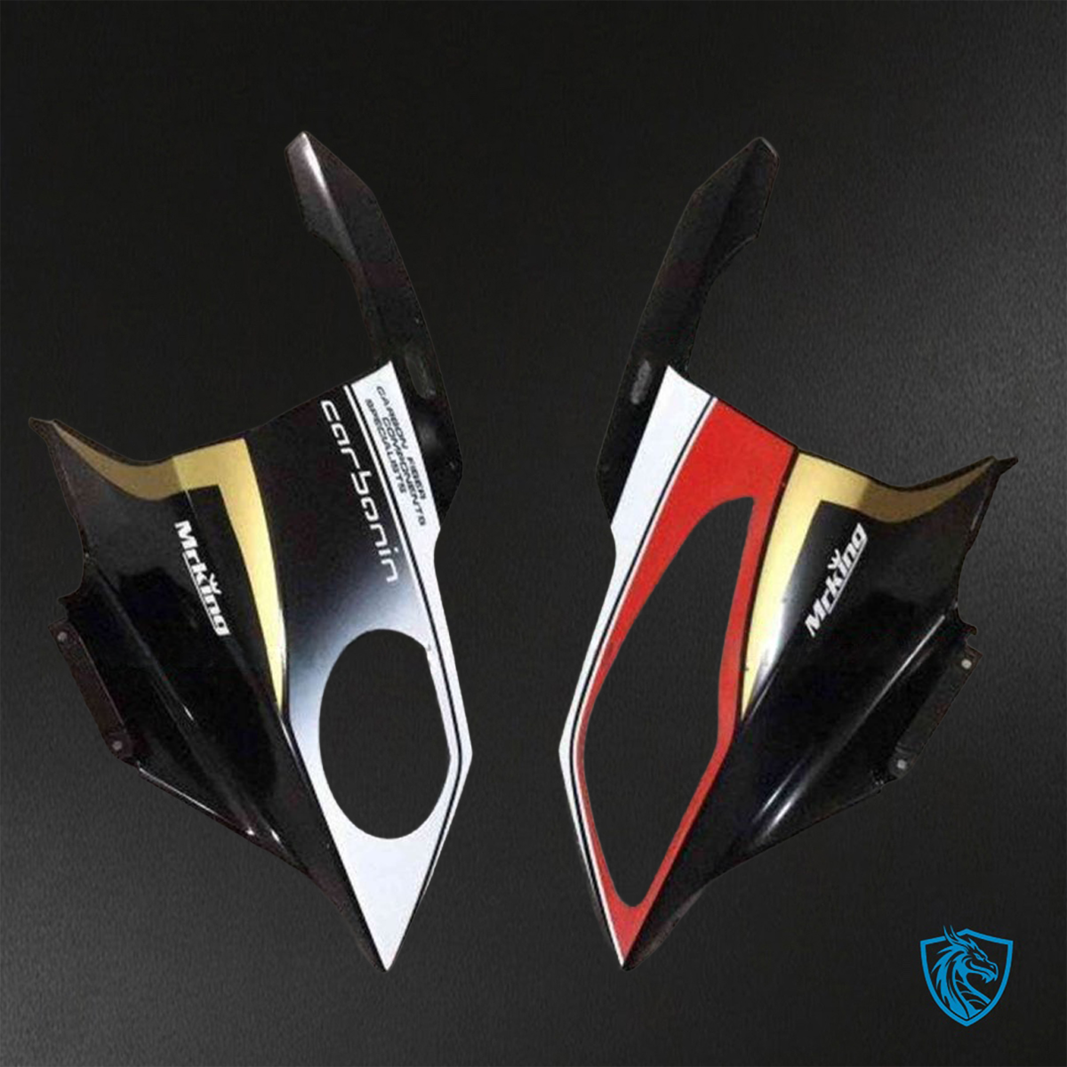 BMW S1000RR HP4 (2009-2014) Gloss Black & Blue - Replacement Motorcycle Fairings Kit