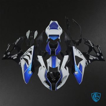 BMW S1000RR HP4 (2009-2014) Blue White & Black - Replacement Motorcycle Fairings Kit
