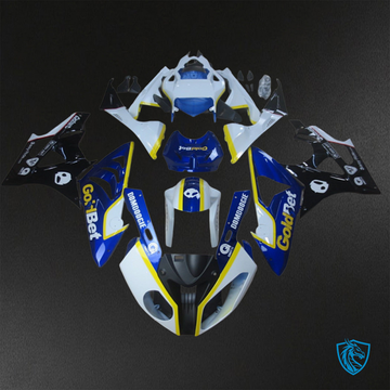 BMW S1000RR HP4 (2009-2014) Blue, White & Yellow ABS Bodywork - Fairings Kit