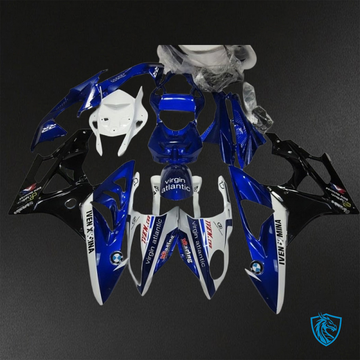 BMW S1000RR HP4 (2009-2014) Blue, White & Black - Custom ABS Fairing Kit