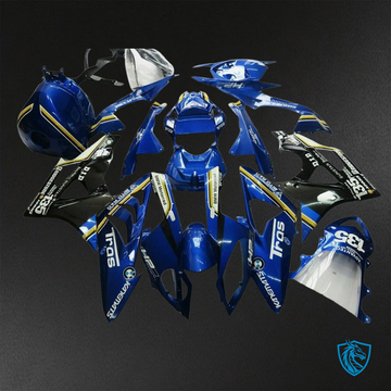 BMW S1000RR HP4 (2009-2014) Blue Fairings Kit - Aftermarket ABS Bodywork