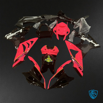 BMW S1000RR HP4 (2009-2014) Gloss Red & Black - Custom ABS Fairing Kit