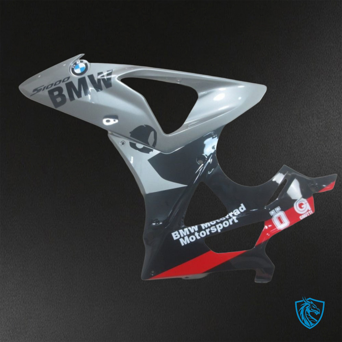BMW S1000RR HP4 (2009-2014) Silver & Red - Replacement Motorcycle Fairings Kit