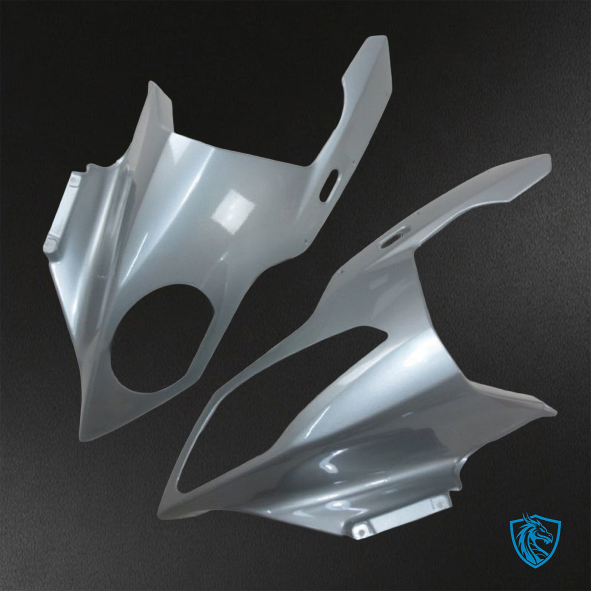 BMW S1000RR HP4 (2009-2014) Silver & Red - Replacement Motorcycle Fairings Kit