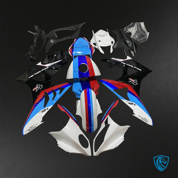 BMW S1000RR HP4 (2009-2014) Gloss Red, White, Blue & Black ABS Bodywork - Fairings Kit