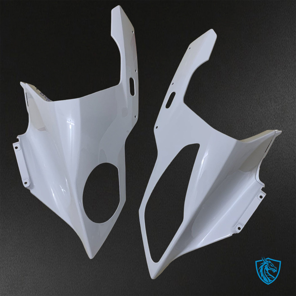 BMW S1000RR HP4 (2009-2014) Gloss White, Red & Black - Replacement Motorcycle Fairings Kit
