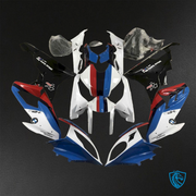 White, Blue & Black