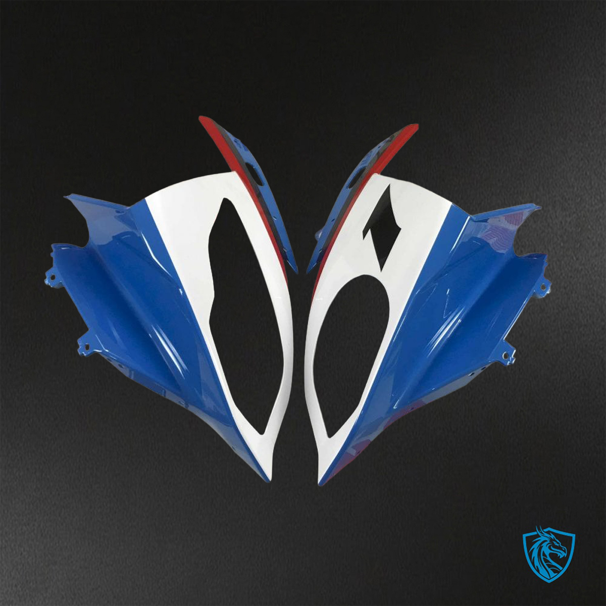 BMW S1000RR (2015-2018) HP4 (2017-2018) White, Blue & Black ABS Bodywork - Fairings Kit