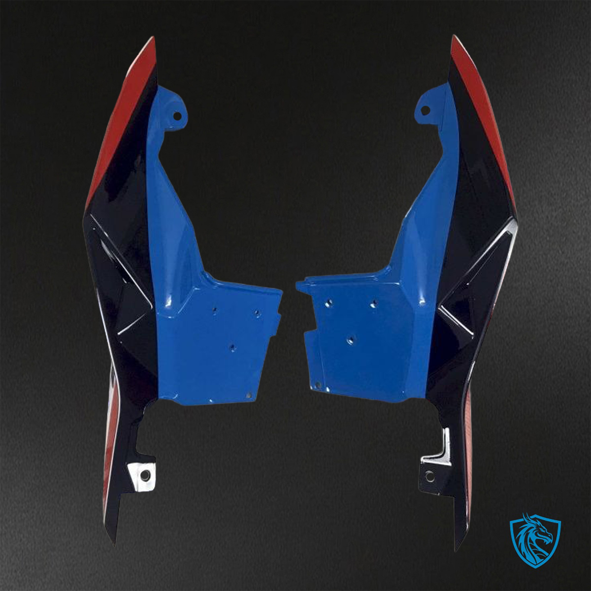 BMW S1000RR (2015-2018) HP4 (2017-2018) White, Blue & Black ABS Bodywork - Fairings Kit
