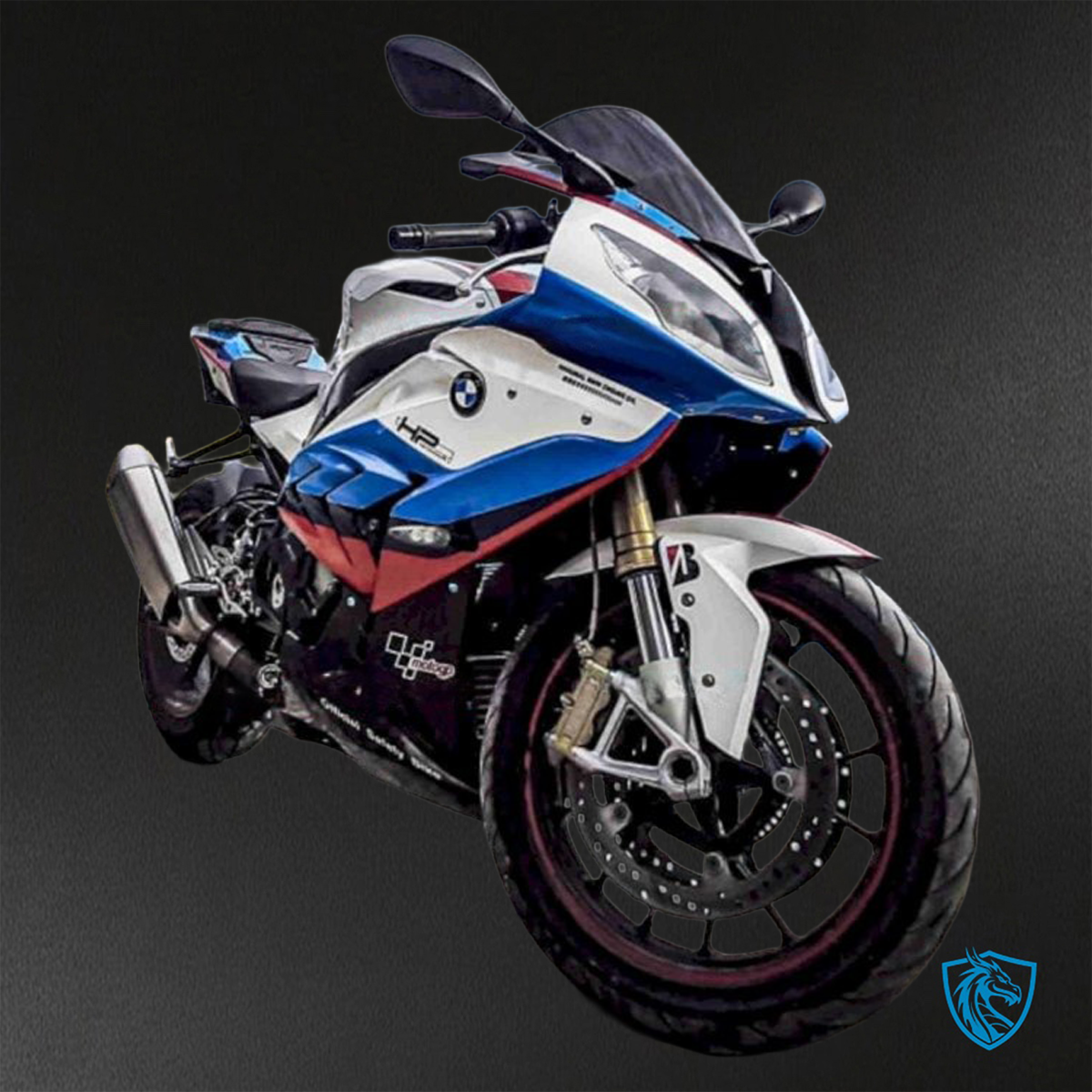 BMW S1000RR (2015-2018) HP4 (2017-2018) White, Blue & Black ABS Bodywork - Fairings Kit