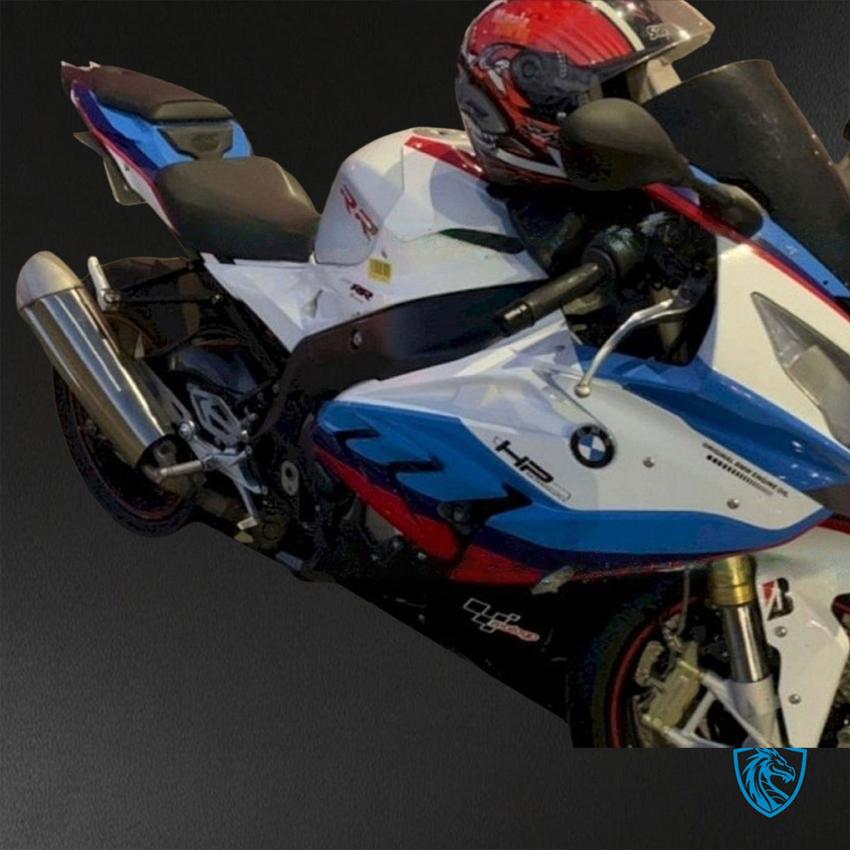 BMW S1000RR (2015-2018) HP4 (2017-2018) White, Blue & Black ABS Bodywork - Fairings Kit