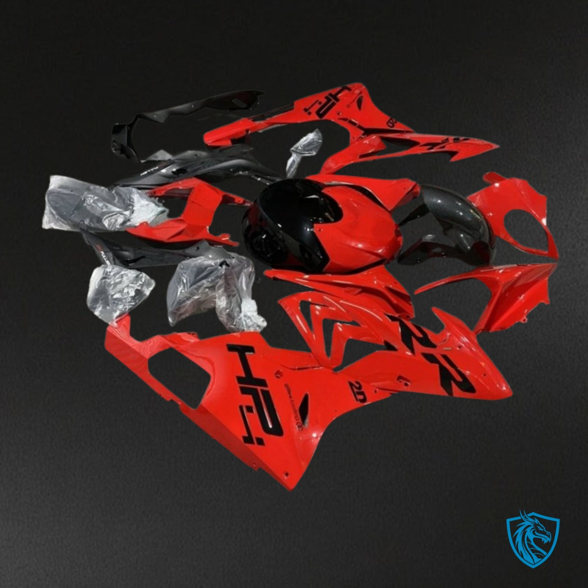 BMW S1000RR (2015-2018) Red & Black Fairing Kit | ABS Bodywork