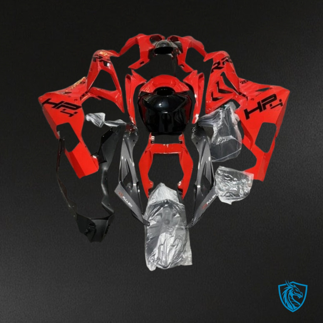 BMW S1000RR (2015-2018) Red & Black Fairing Kit | ABS Bodywork