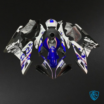 BMW S1000RR (2015-2018) White, Blue & Black  Fairing Kit - Aftermarket ABS Bodywork