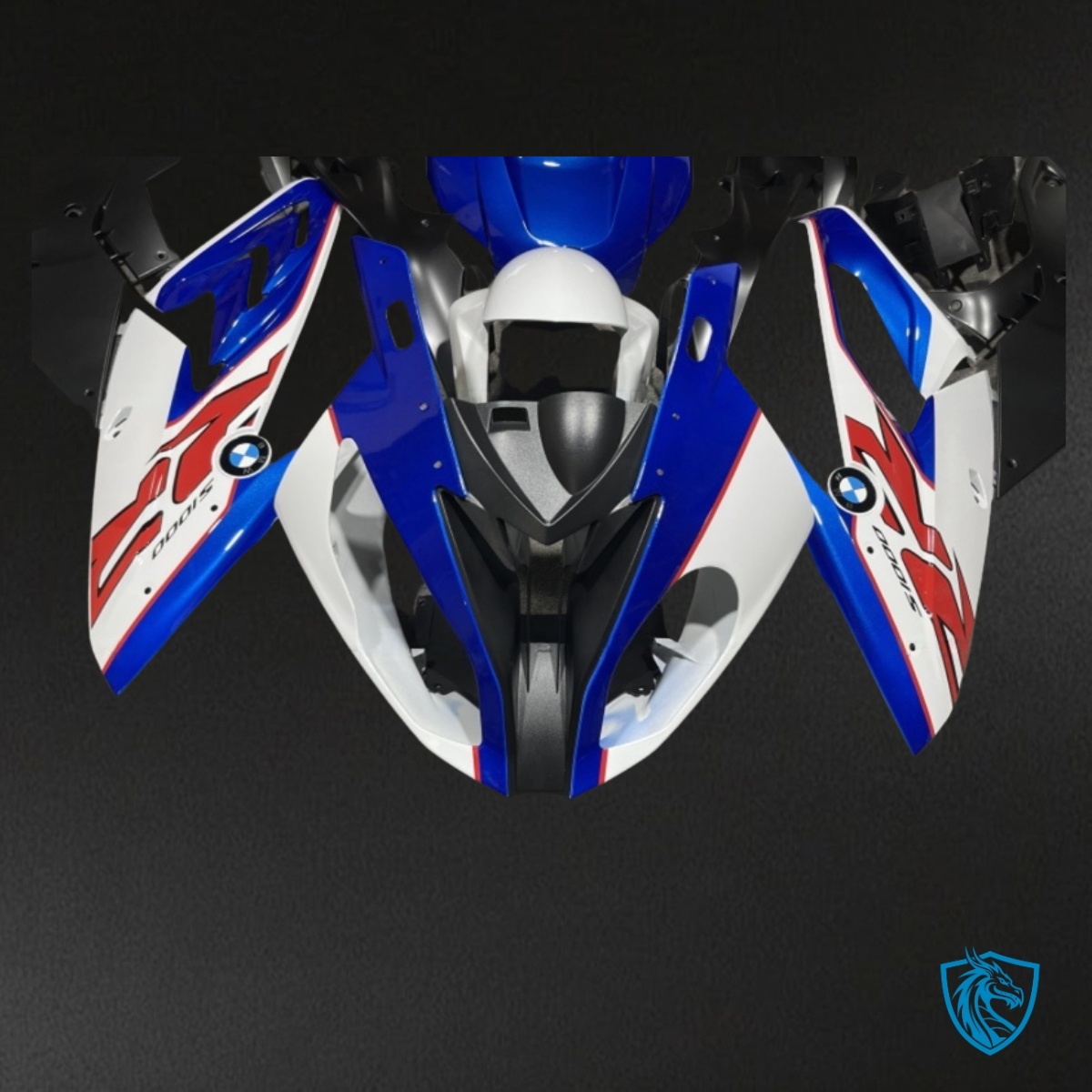 BMW S1000RR (2017-2018) Blue, White & Black - MERGEment Motorcycle Fairings Kit