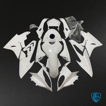 BMW S1000RR (2017-2018) Glossy White - Custom ABS Fairing Kit