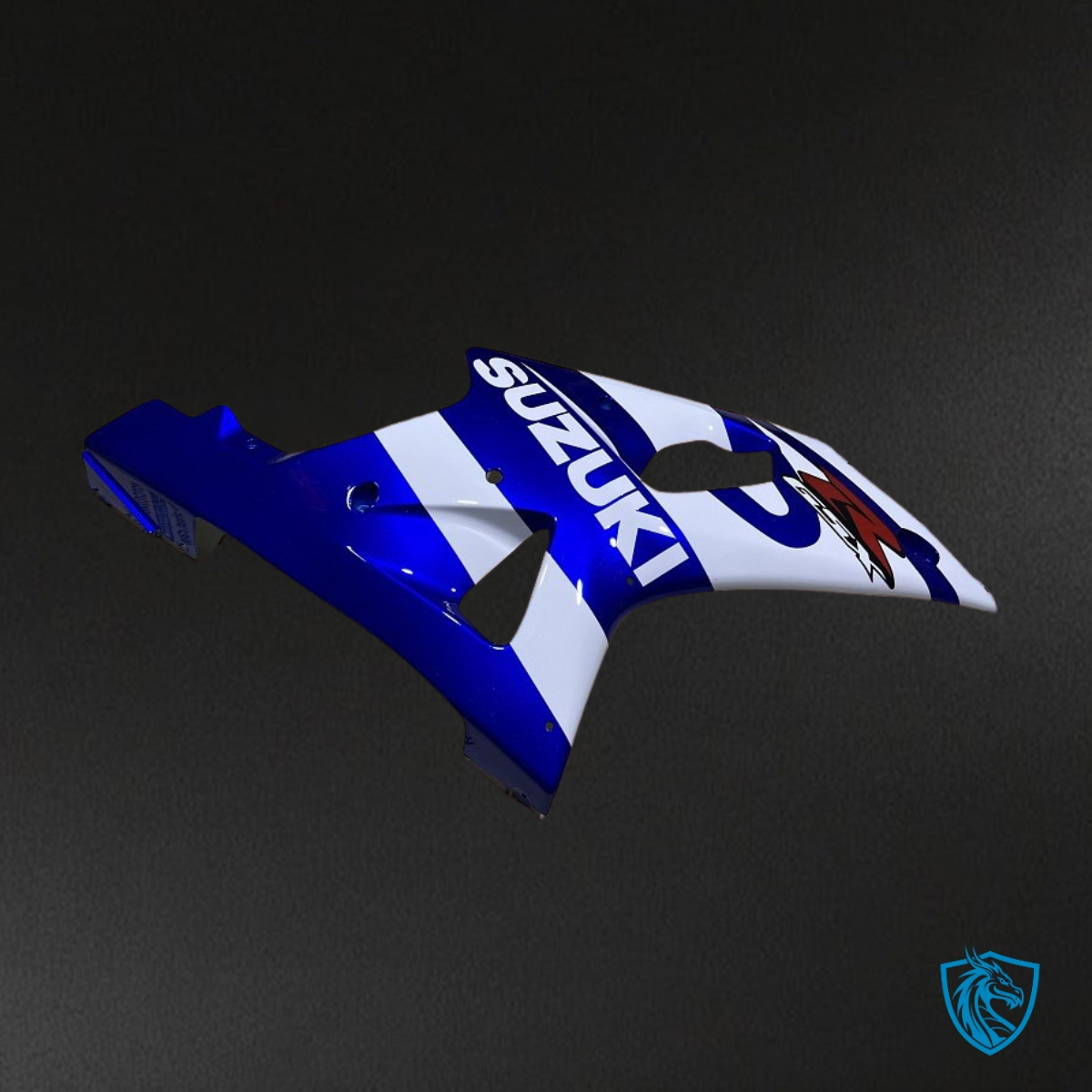 Suzuki GSXR1000 (2001-2002) White & Blue - MERGEment Motorcycle Fairings Kit