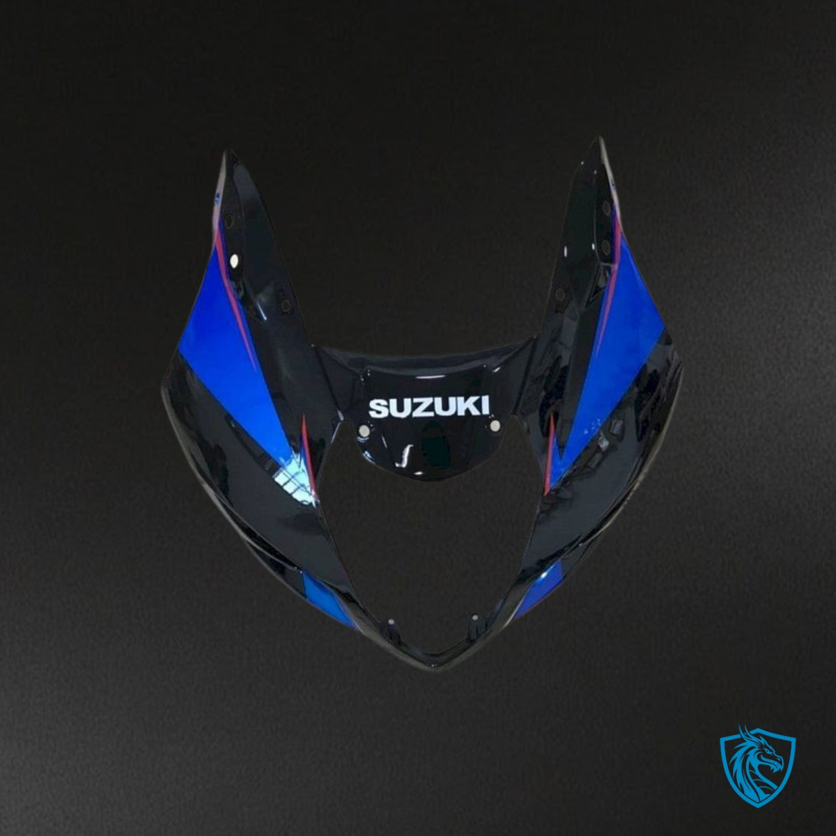 Suzuki GSXR1000 (2003-2004) Black, Blue & White logo - MERGEment Motorcycle Fairings Kit