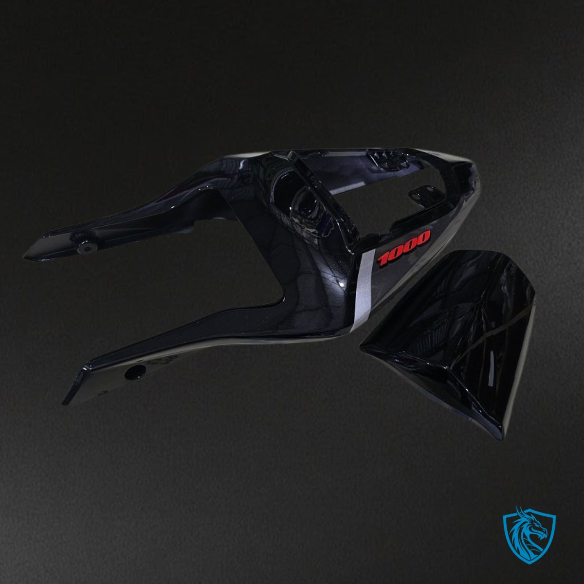 Suzuki GSXR1000 (2003-2004) Black & Gray Fairing Kit | ABS Bodywork