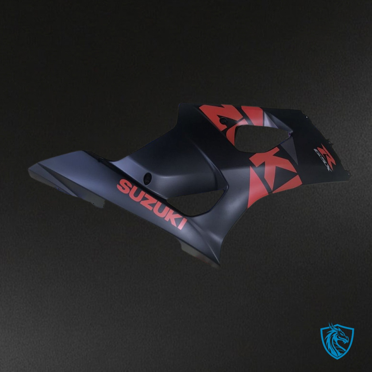 Suzuki GSXR1000 (2003-2004) Black & Red - Custom ABS Fairing Kit
