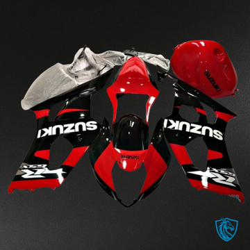 Suzuki GSXR1000 (2003-2004) Red & Black - MERGEment Motorcycle Fairings Kit