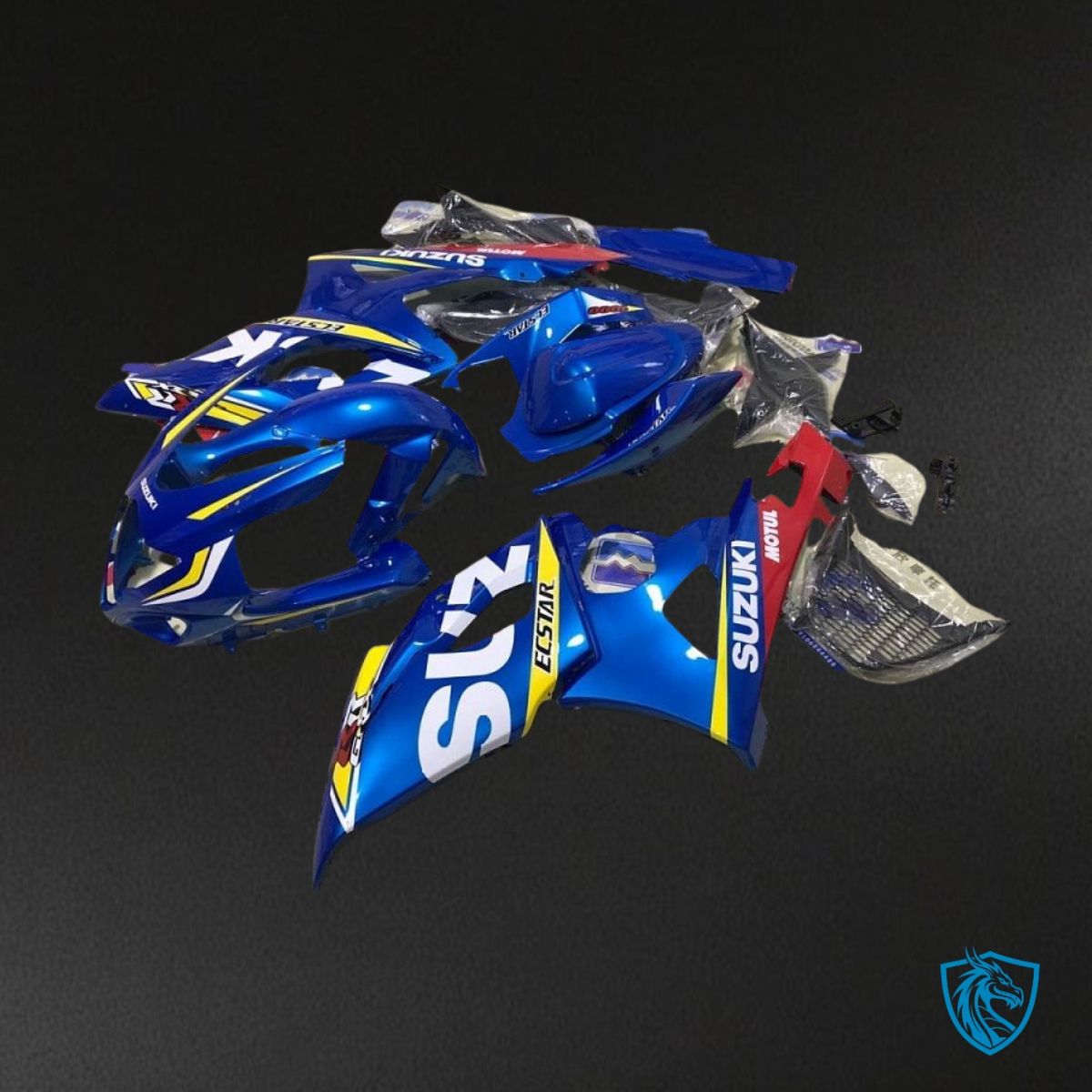 Suzuki GSXR1000 (2005-2006) Blue MOTUL Fairing Kit - Aftermarket ABS Bodywork