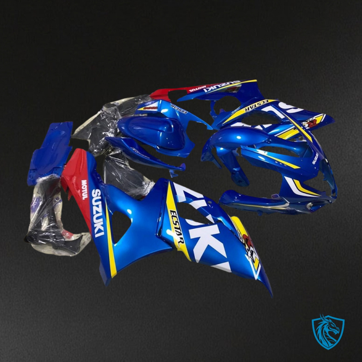 Suzuki GSXR1000 (2005-2006) Blue MOTUL Fairing Kit - Aftermarket ABS Bodywork