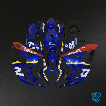Suzuki GSXR1000 (2005-2006) Blue & Red Fairing Kit - Aftermarket ABS Bodywork