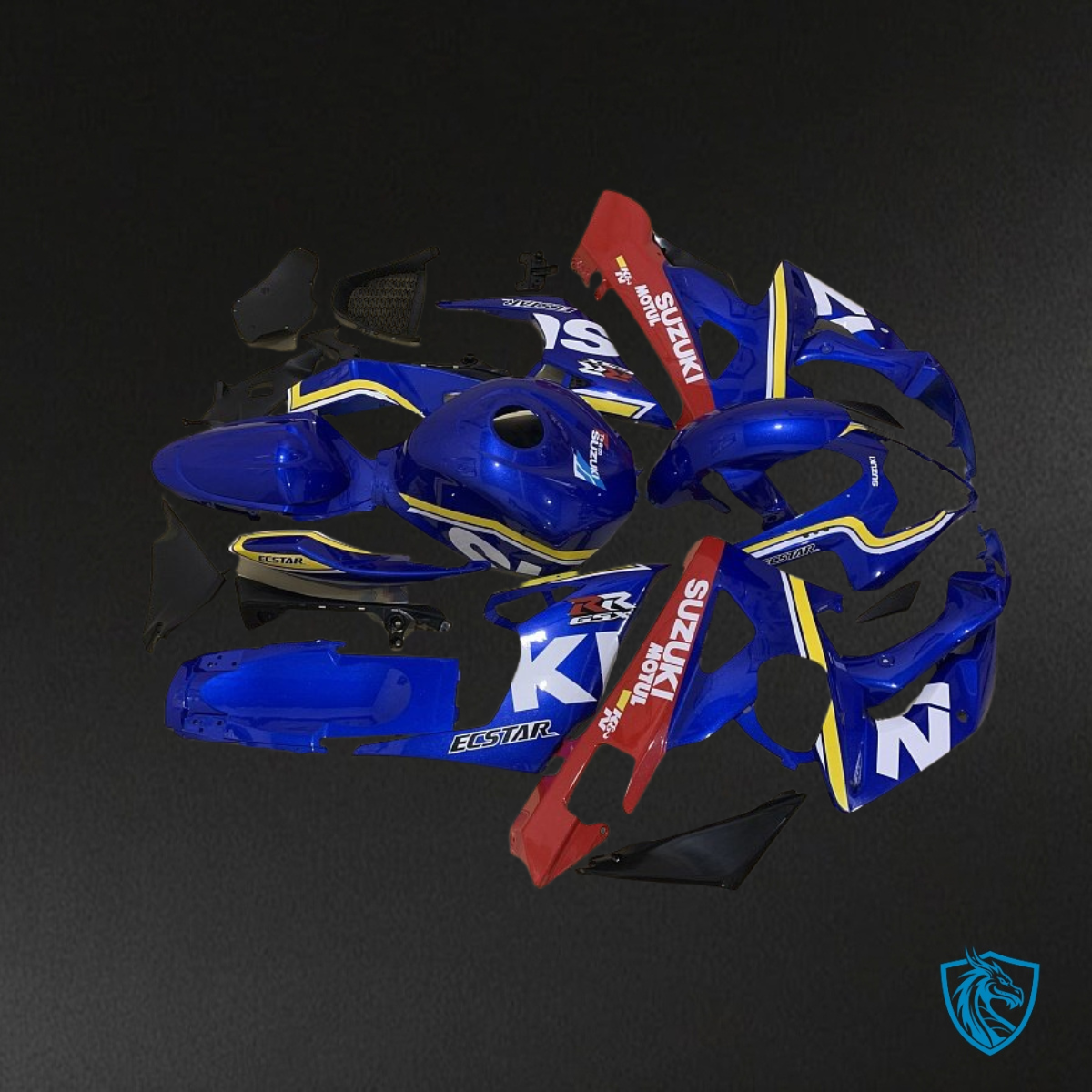 Suzuki GSXR1000 (2005-2006) Blue & Red Fairing Kit - Aftermarket ABS Bodywork