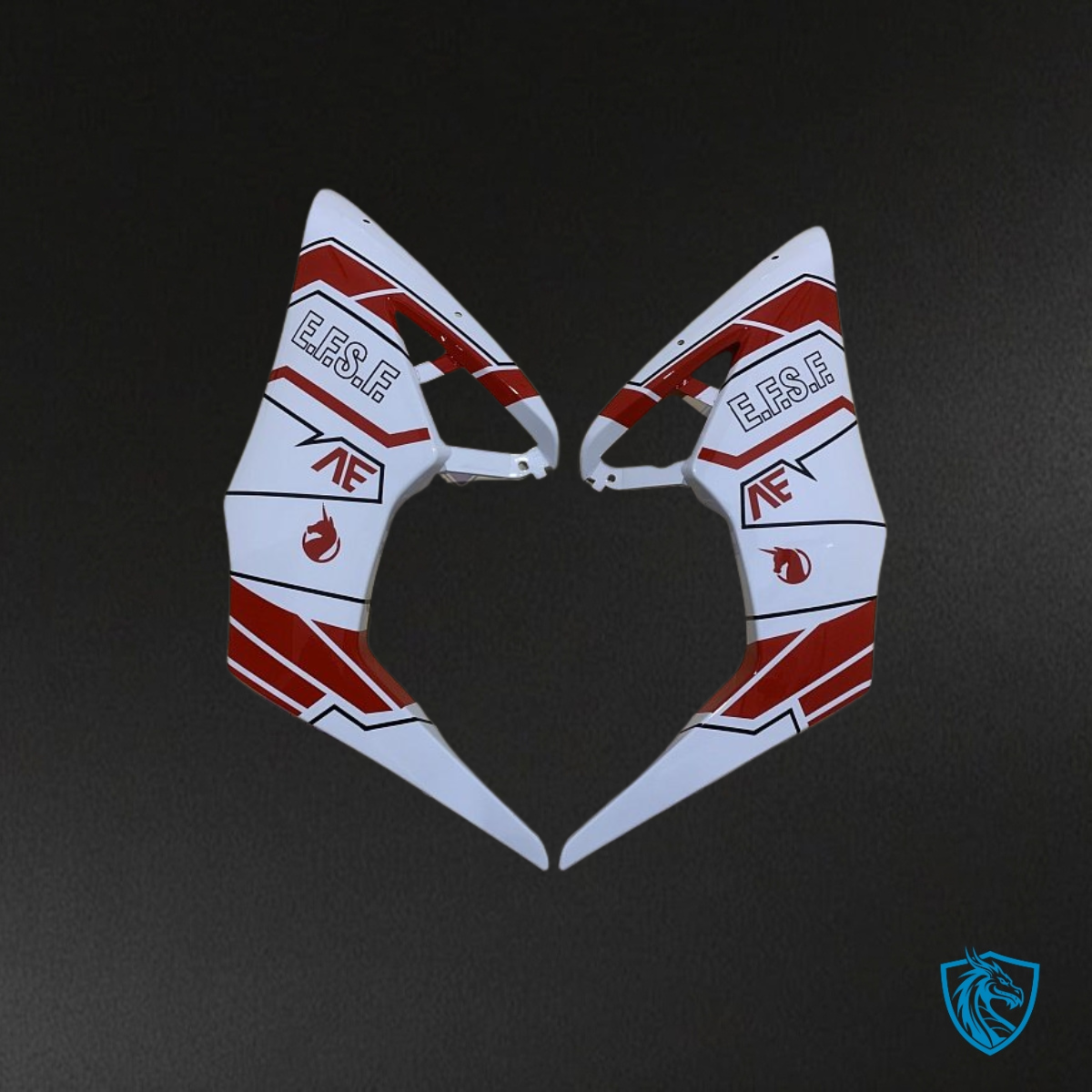 Suzuki GSXR1000 (2005-2006) White & Red - MERGEment Motorcycle Fairings Kit