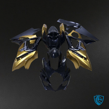 Suzuki GSXR1000 (2007-2008) Black & Gold - Custom ABS Fairing Kit