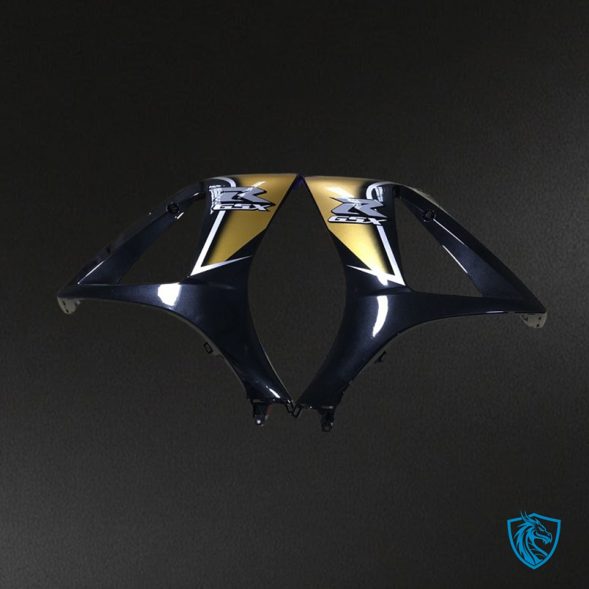 Suzuki GSXR1000 (2007-2008) Black & Gold - Custom ABS Fairing Kit