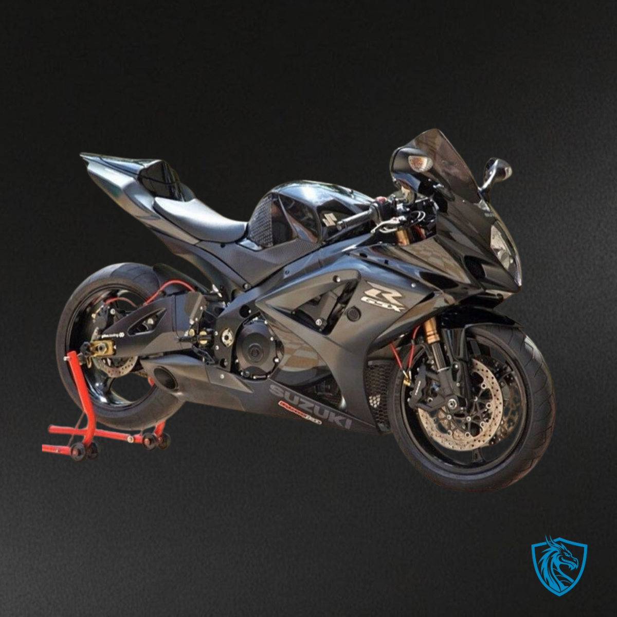 Suzuki GSXR1000 (2007-2008) Gloss Matte Black - Custom ABS Fairing Kit