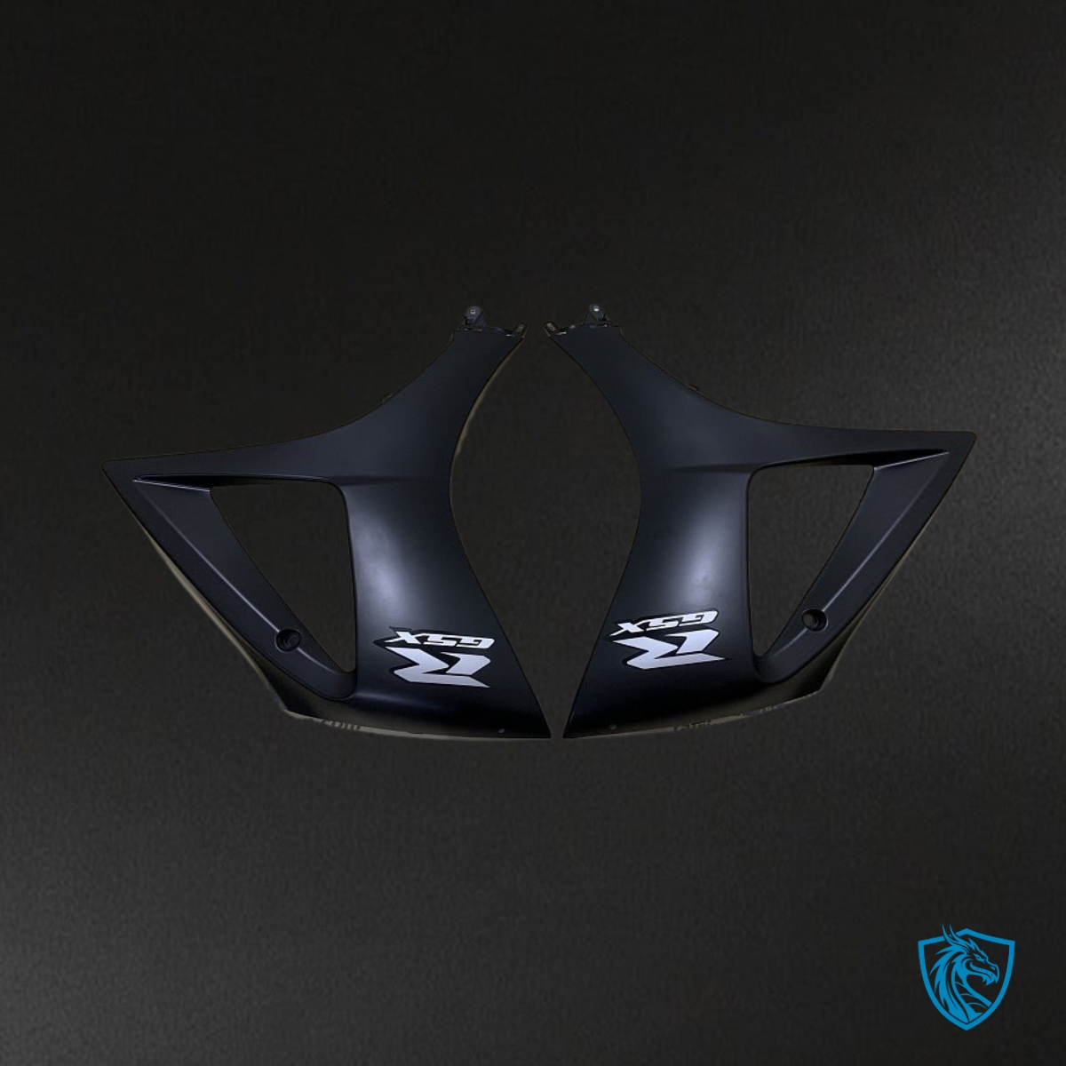 Suzuki GSXR1000 (2007-2008) Gloss Matte Black - Custom ABS Fairing Kit